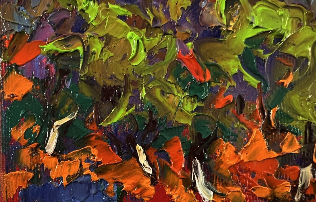 Oil painting A walk through the summer forest Oleksiy Ivanyuk - 6