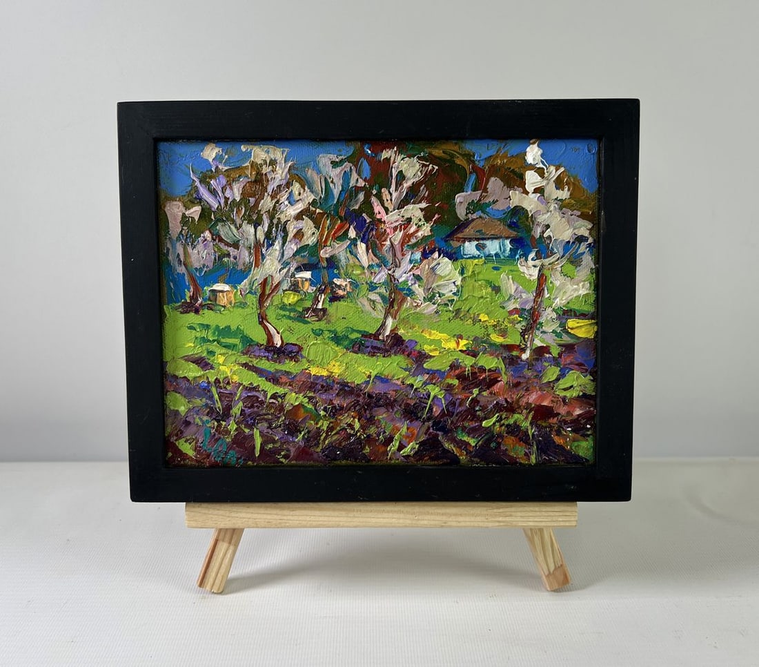 Oil painting Spring awakens in light Oleksiy Ivanyuk: Title: Oil painting Spring awakens in light Oleksiy Ivanyuk Description: NoAAA5373The Oil painting on Canvas titled "Spring awakens in light" captures the rejuvenating spirit of spring as it breaks