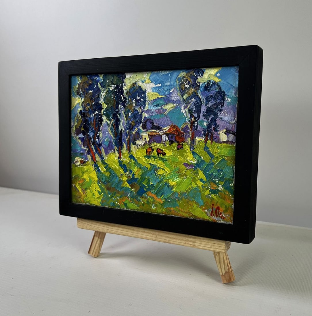 Oil painting Nature speaks in a whisper of grass Oleksiy Ivanyuk - 2