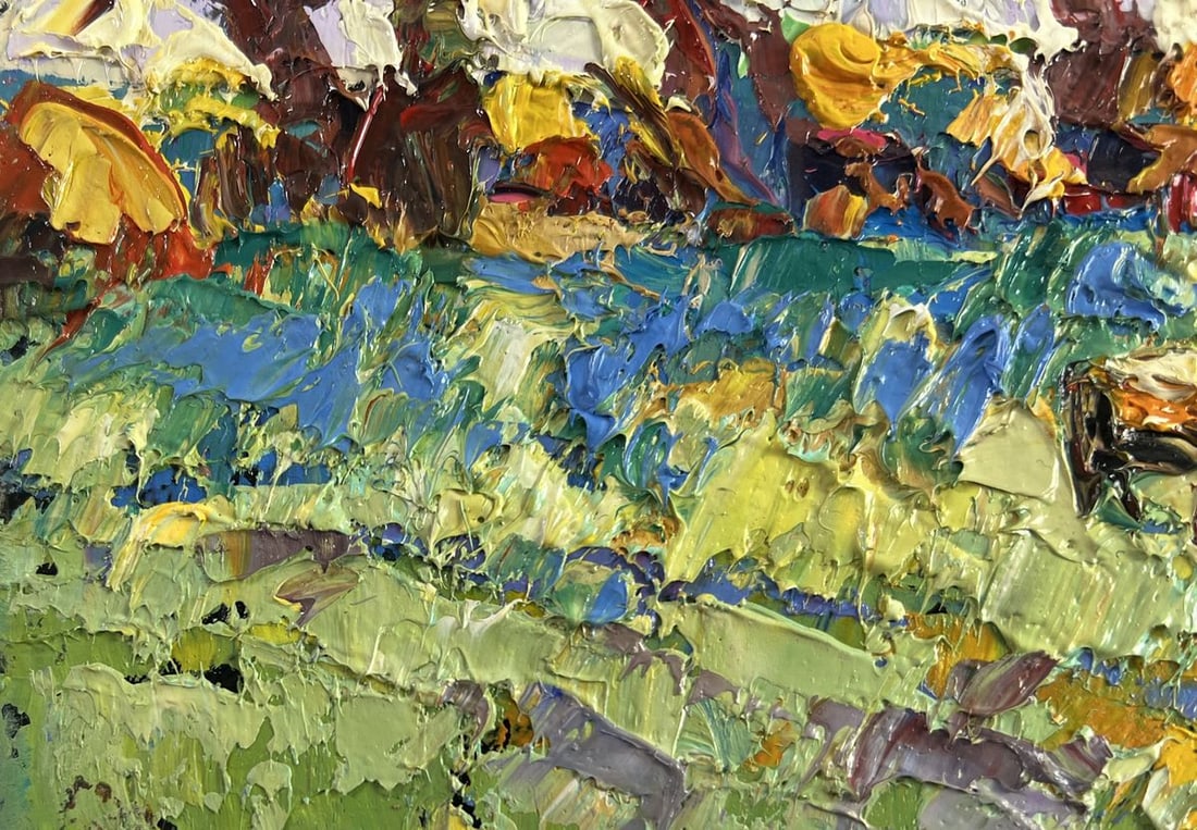 Oil painting Warmth in the heart of the heat Alex Kalenyuk - 6