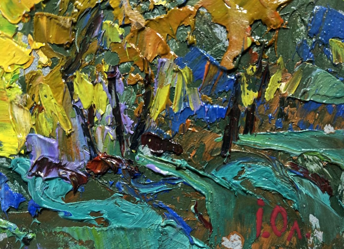 Oil painting Sunny summer day Alex Kalenyuk - 9