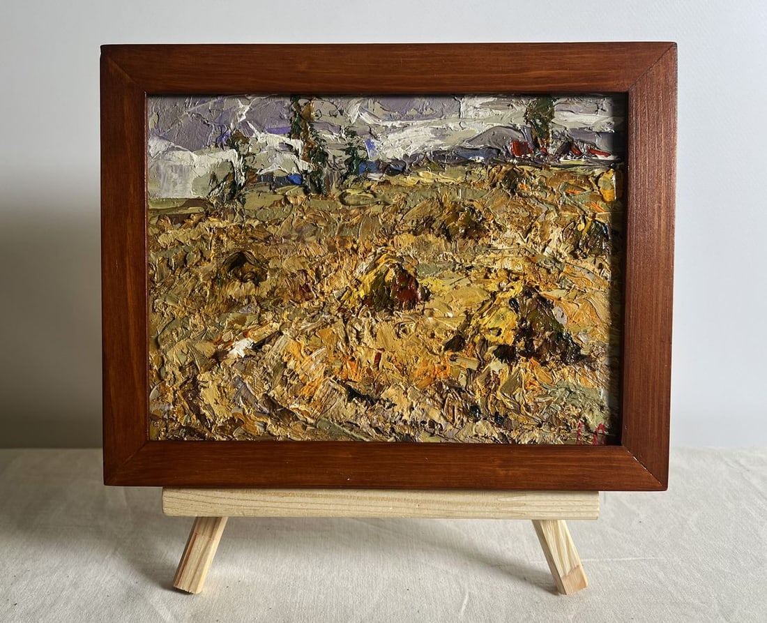 Oil painting After working in the field Alex Kalenyuk (1 of 10)