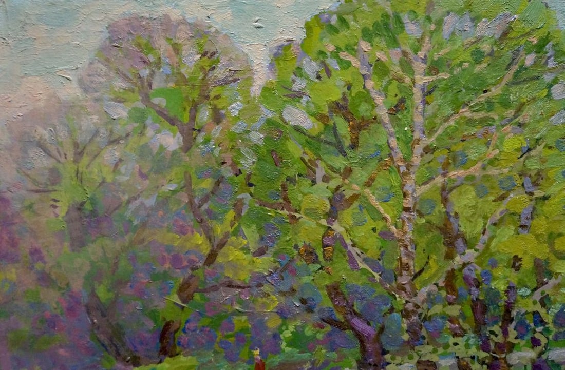 Oil painting Path in the grove Ruban Grigory Savelievich - 3