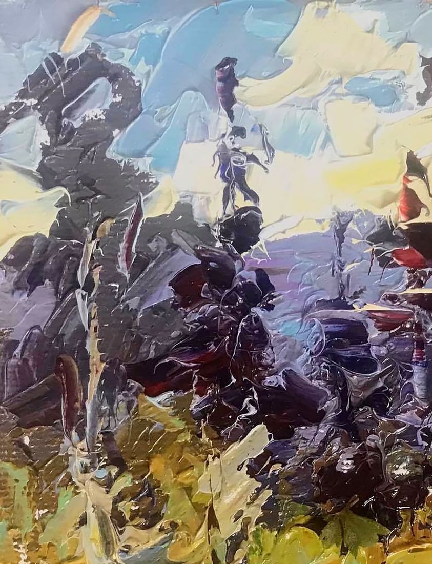 Oil painting In the woods Kalenyuk Alex - 2