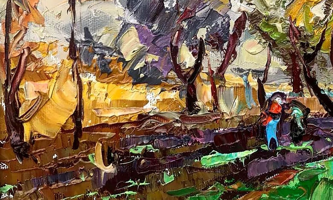 Oil painting Autumn cold Kalenyuk Alex - 4