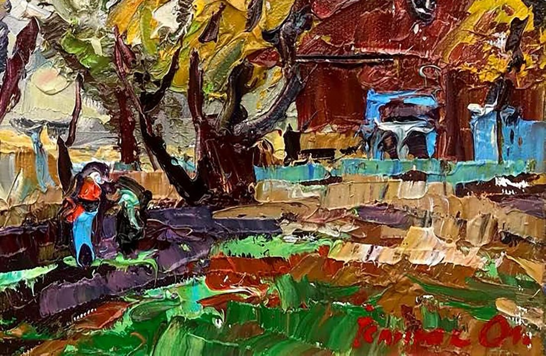 Oil painting Autumn cold Kalenyuk Alex - 5