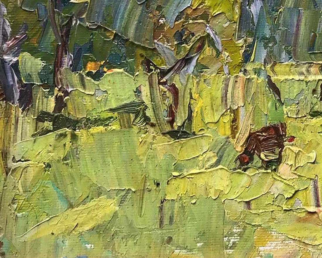 Oil painting In the field in the meadows Kalenyuk Alex - 4