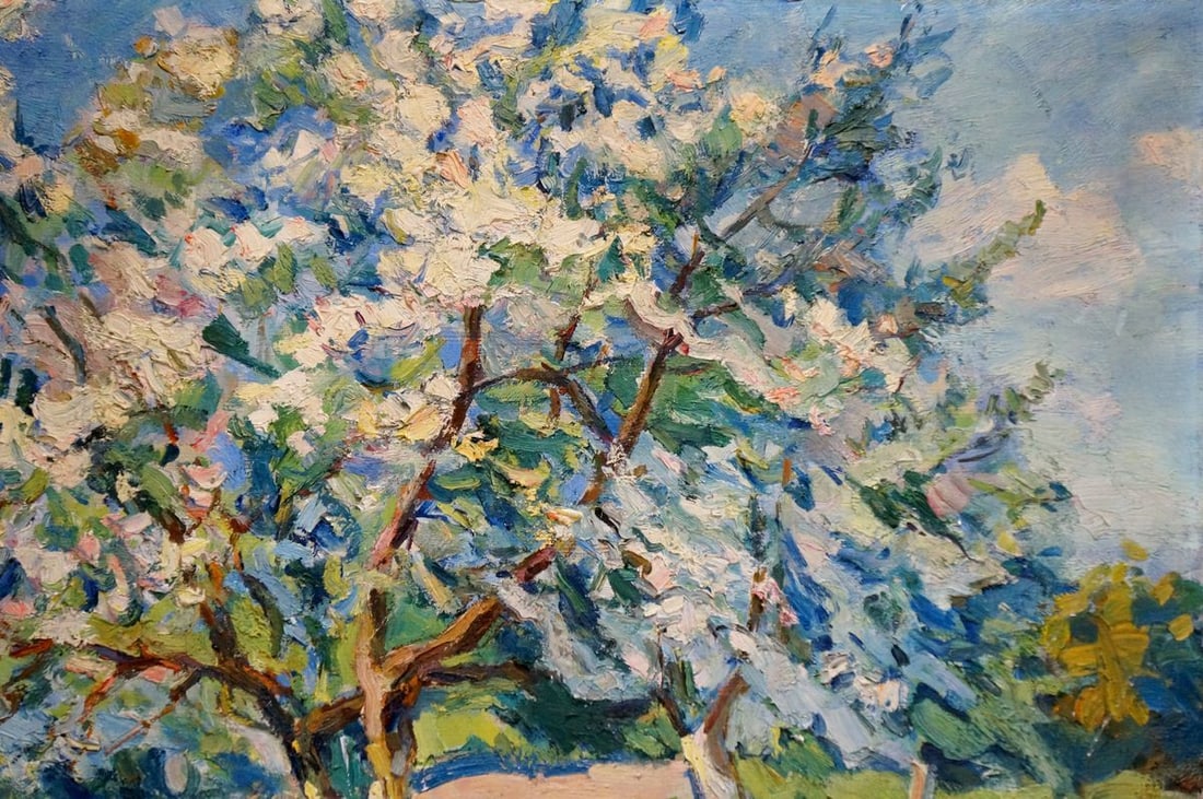 Oil painting Blooming garden Kerzhner Alexander Haskelevich - 4