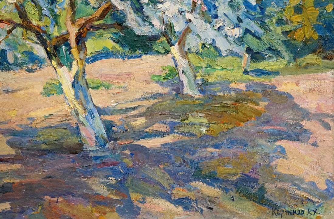 Oil painting Blooming garden Kerzhner Alexander Haskelevich - 5