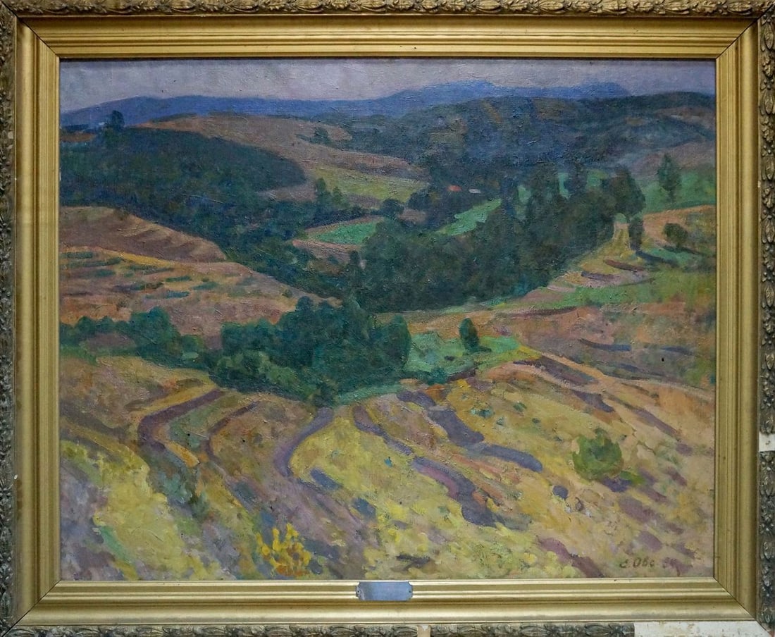 Oil painting Mountain landscape Ovsyannikova Evgenia Ivanovna (1 of 8)