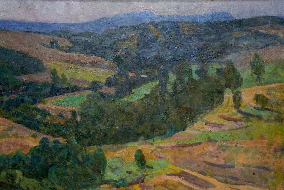 Oil painting Mountain landscape Ovsyannikova Evgenia Ivanovna - 4