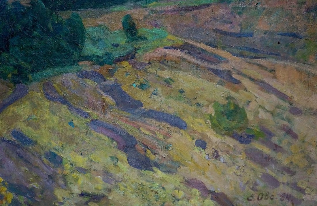 Oil painting Mountain landscape Ovsyannikova Evgenia Ivanovna - 5