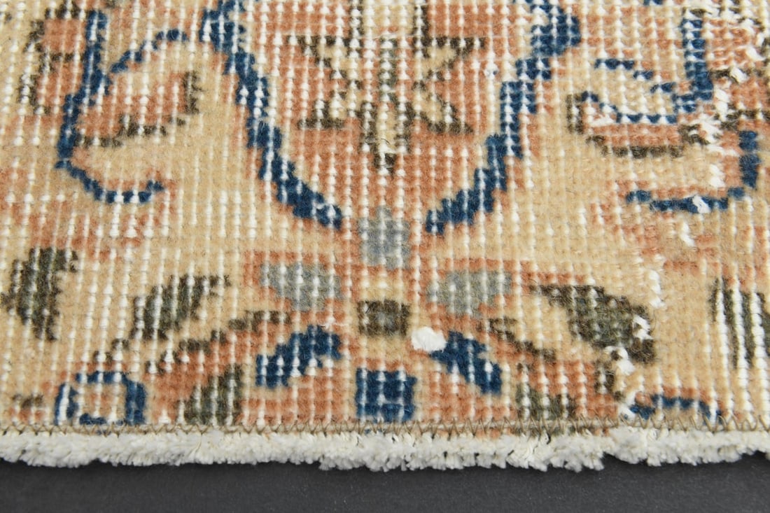 6'6x10'3 ft, FADED Orange Turkish Rug - 6