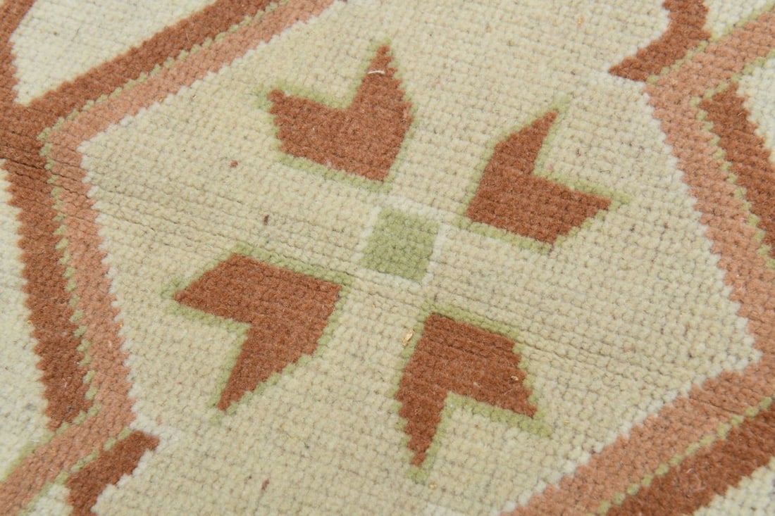 6.2x9.8 MINIMALIST Rug, Distressed Beige Orange - 6