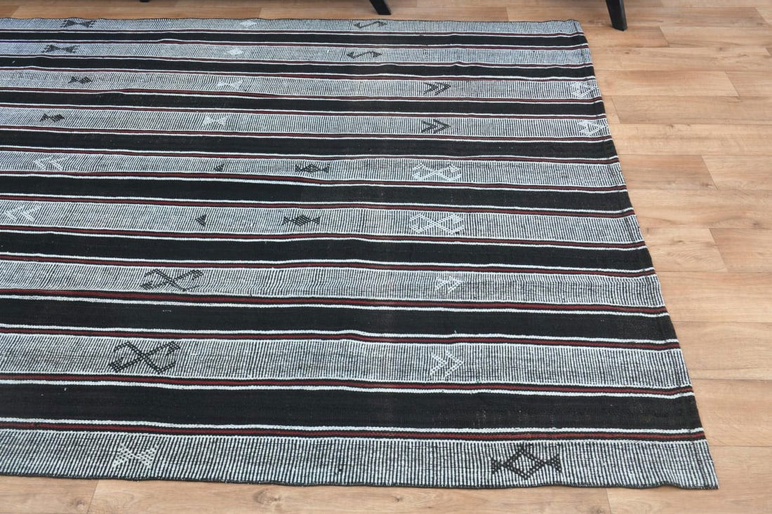 6'4x9'5 ft, MULTICOLOR Beige Green Brown, Vintage Turkish Area Rug - 6