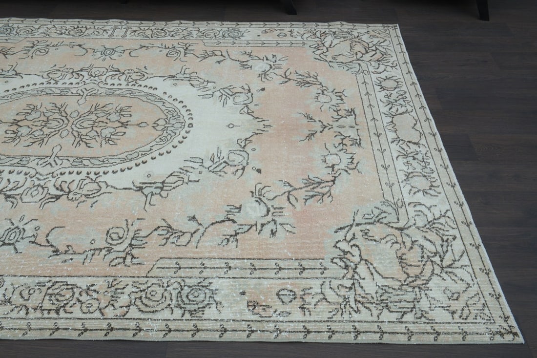 6x10 ft, VINTAGE Rug, TURKISH - 10
