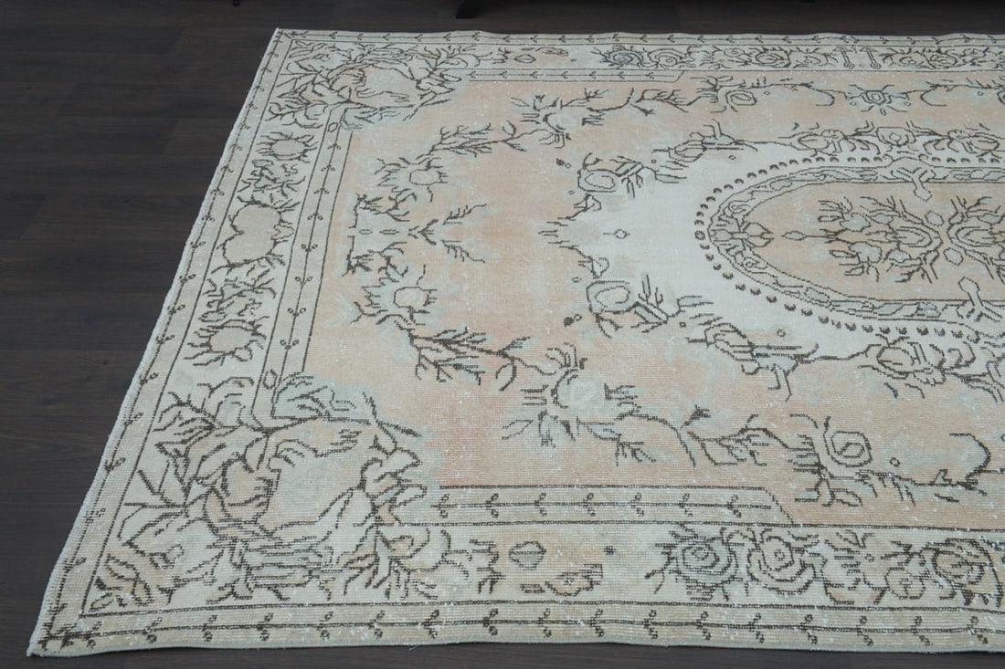 6x10 ft, VINTAGE Rug, TURKISH - 8
