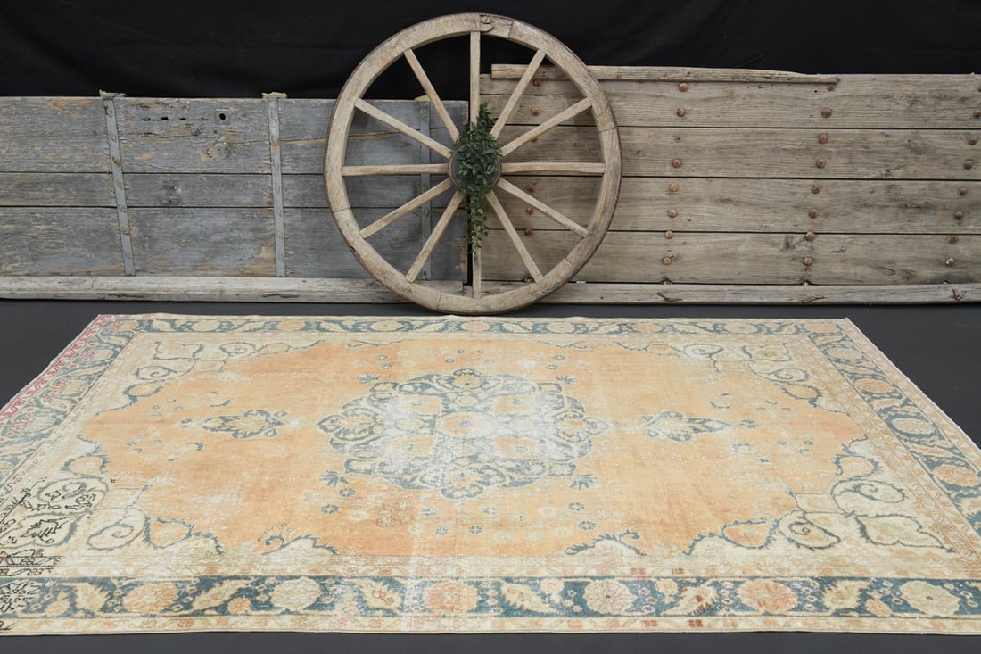 7x10 TURKISH VINTAGE Living Room Décor - 7