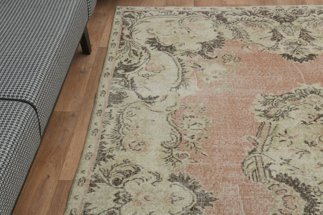 6'3x10'3 ft, TURKISH VINTAGE RUG - 3