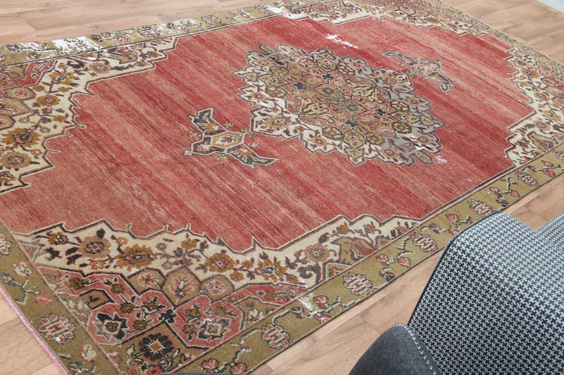 5'6x10'4 ft, LUXURY PINK RUG - 2