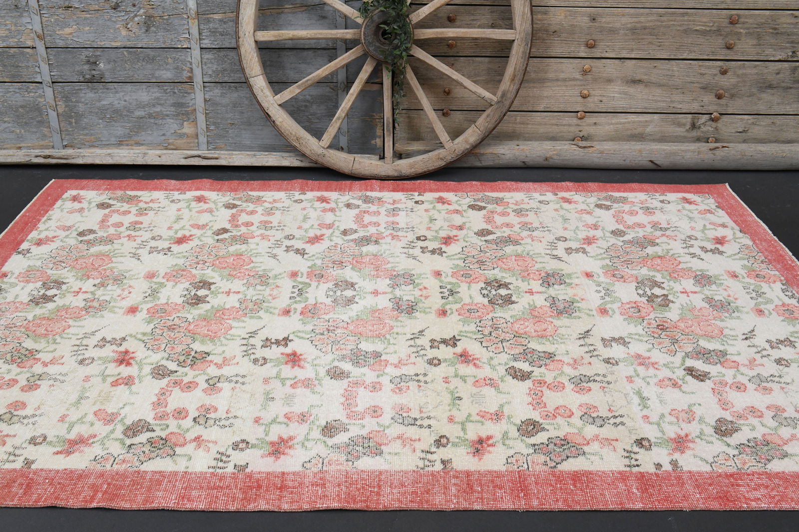 5'6x9'3 FLORAL DECOR, TURKISH - 11