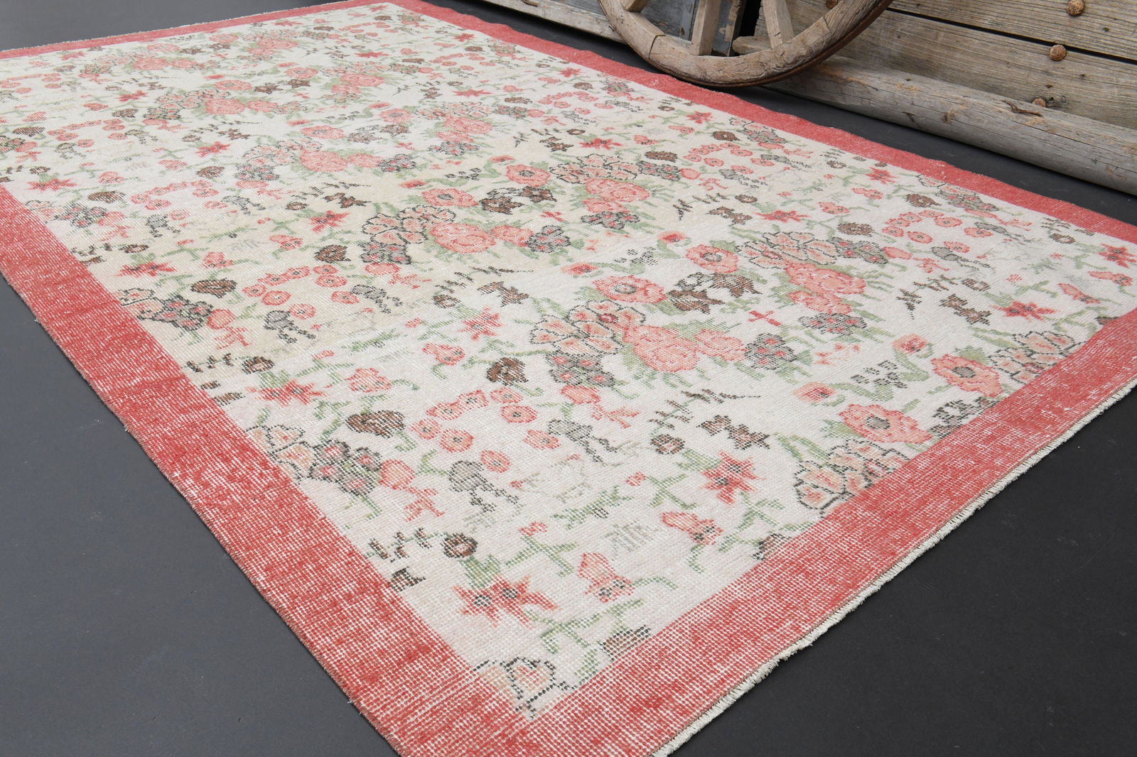 5'6x9'3 FLORAL DECOR, TURKISH - 15