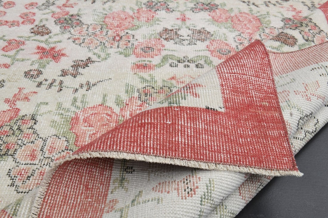 5'6x9'3 FLORAL DECOR, TURKISH - 2