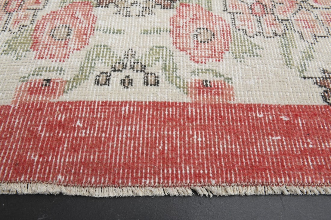 5'6x9'3 FLORAL DECOR, TURKISH - 4