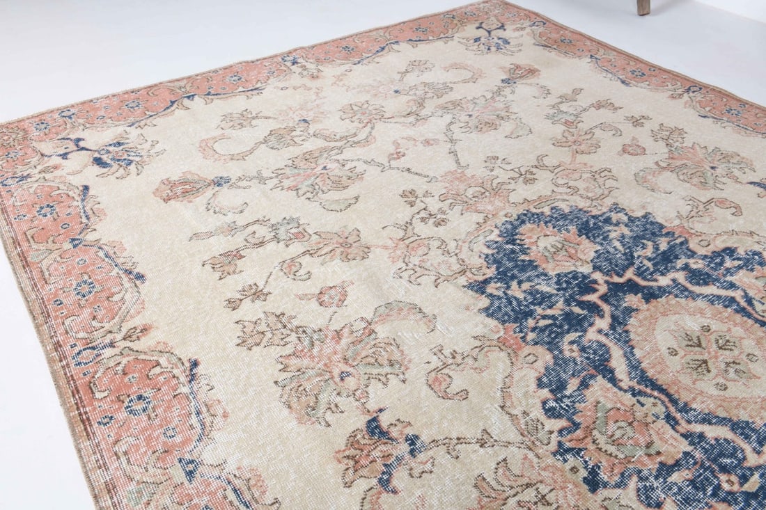 6.3x10.4 ft, TURKISH Rug, Vintage - 4