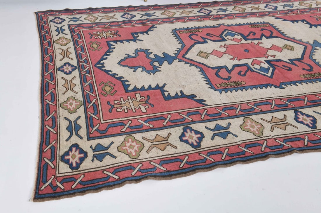 6.3x9 ft, TURKISH Rug, OUSHAK - 3