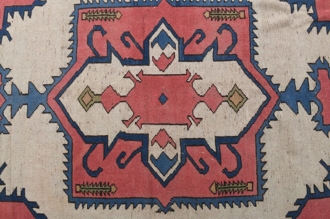 6.3x9 ft, TURKISH Rug, OUSHAK - 6