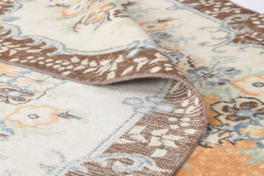 5.7x9.5 ft, TURKISH Rug, Oushak - 9