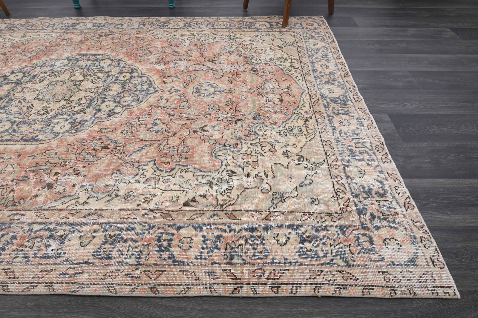 6.5x9.4 ft, TURKISH Rug, VINTAGE - 13