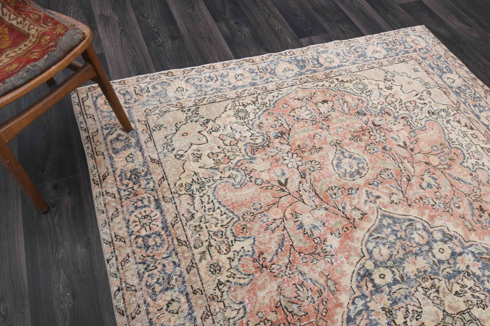 6.5x9.4 ft, TURKISH Rug, VINTAGE - 14