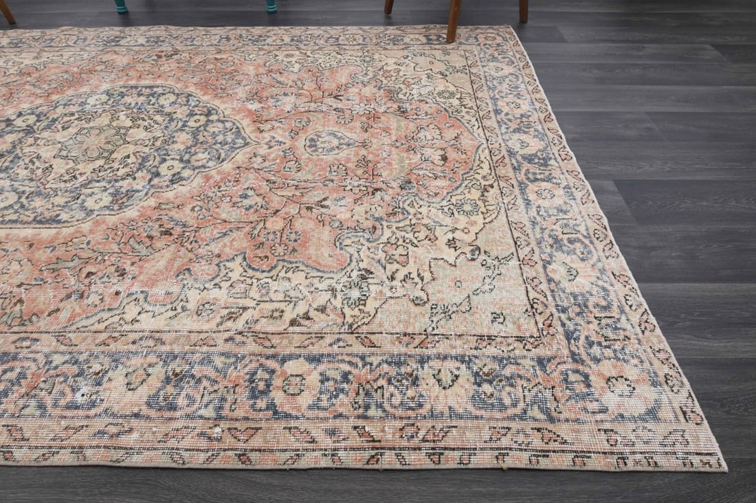 6.5x9.4 ft, TURKISH Rug, VINTAGE - 5