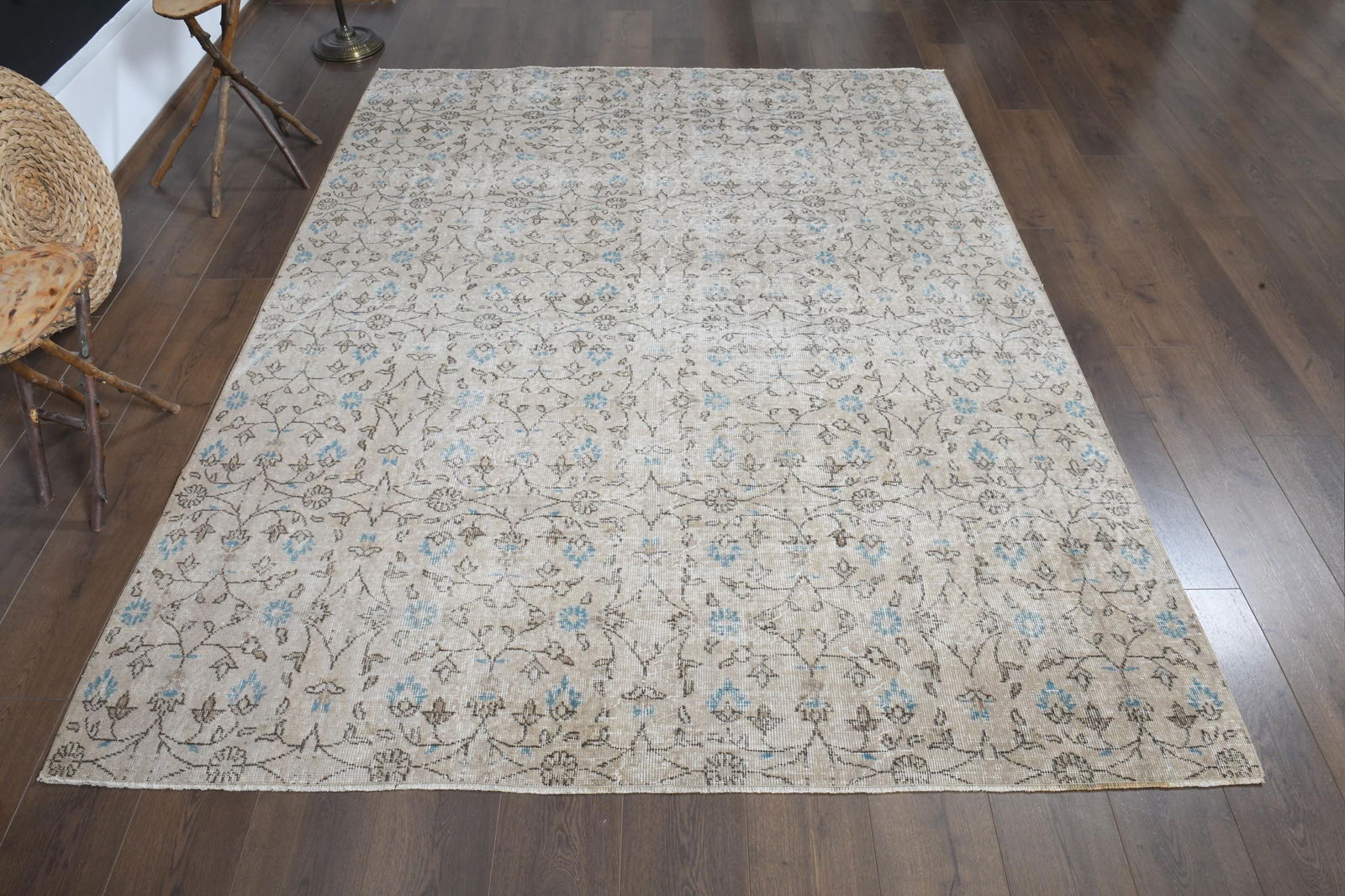 6.5x8.3 ft, TURKISH AREA RUG - 12