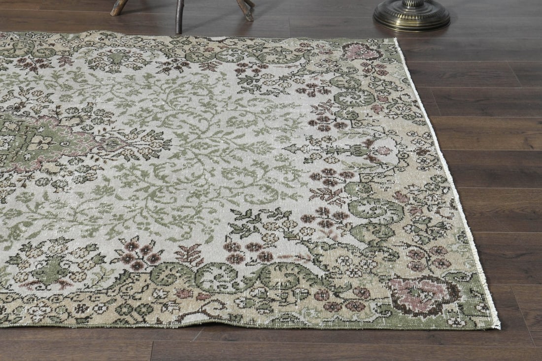 4'8x7'6 ft, BEIGE MINIMALIST RUG - 10