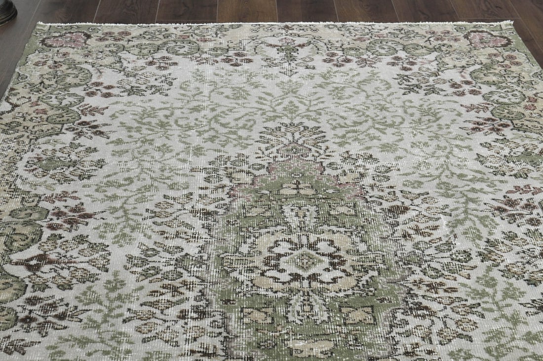 4'8x7'6 ft, BEIGE MINIMALIST RUG - 5