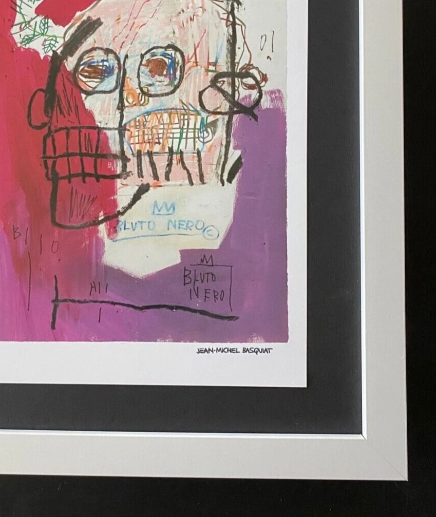 JEAN MICHEL BASQUIAT | SIGNED PRINT | MOUNTED IN NEW FRAME - 2