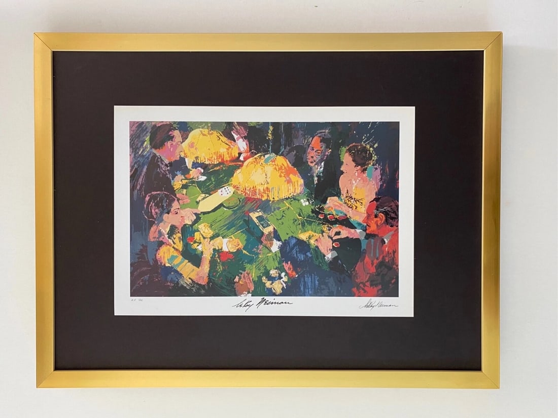LEROY NEIMAN + SKETCHBOOK PARIS + CIRCA 1970'S + SIGNED PRINT FRAMED: We have for Sale this LEROY NEIMAN AWESOME 1971 PRINT OF SKETCH ON PAPER PARIS FACSIMILE SIGNED IN INK FULL OF COLOR PRINT SIZE OF THE PRINT: 10 X 8 in FRAME COVERS AN AREA OF 15 X 11 in MOUNTED AND F