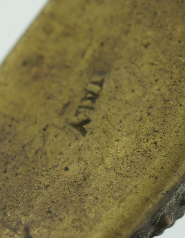 UNIQUE C.1940 ITALY MOSAIC BRACELET BRONZE STUNNING RETRO VINTAGE - 4