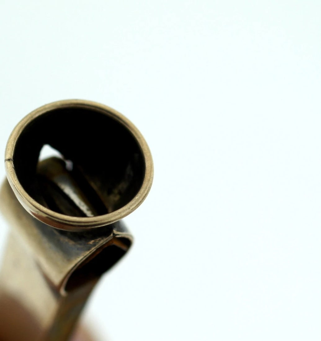 VICTORIAN C.1900 ENGLISH HALLMARKS 9K YELLOW GOLD CIGAR CUTTER PENDANT ANTIQUE - 7