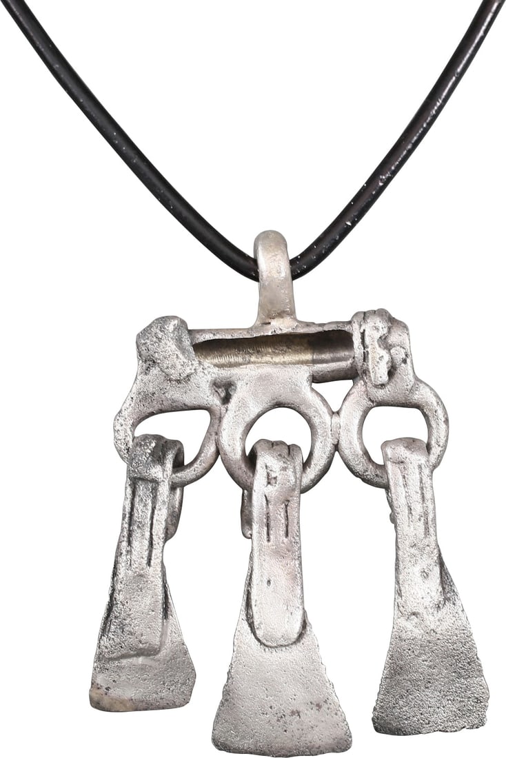 VIKING SORCERER'S AMULET PENDANT NECKLACE, 10TH-11TH CENTURY AD - 2