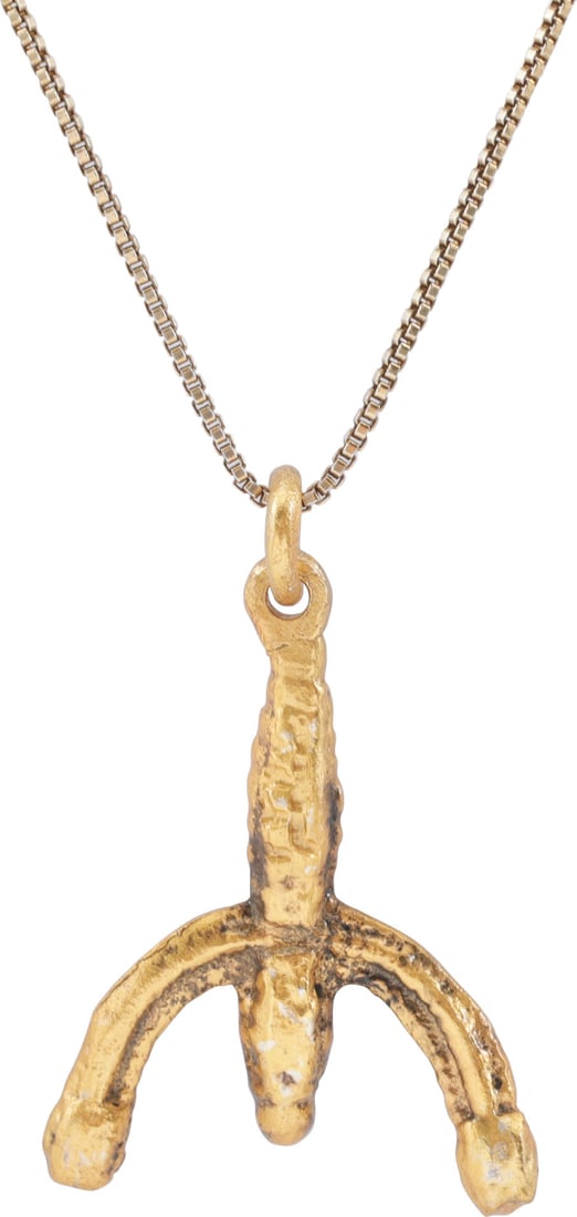 VIKING LUNAR PENDANT NECKLACE C.900-1050 AD - 2