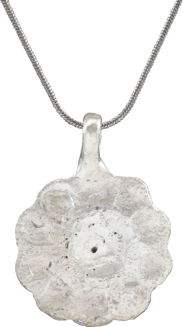 ROMAN WHEEL OF FORTUNE AMULET NECKLACE, 3ND-6TH CENTURY - 2