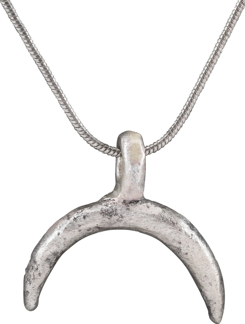 VIKING LUNAR PENDANT NECKLACE, 10TH-11TH CENTURY - 2