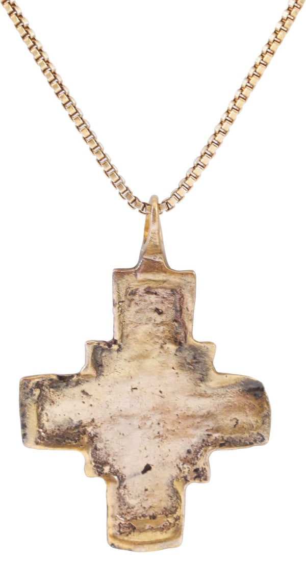 EUROPEAN PILGRIM'S OR CRUSADER'S CROSS, 8TH-12TH CENTURY AD - 2