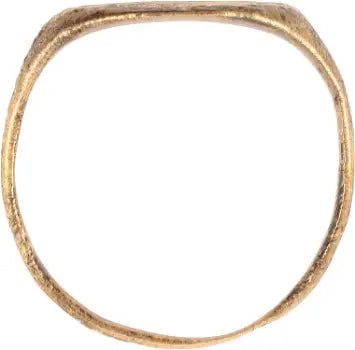 MEDIEVAL EUROPEAN RING C.1200-1500 AD, SIZE 11 1/2 - 2