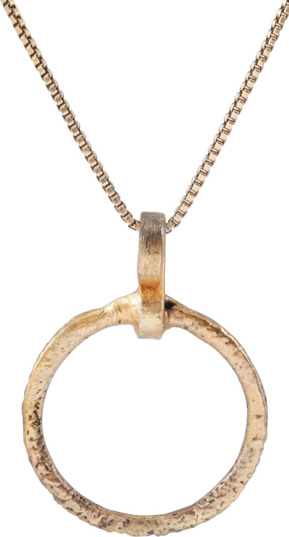 CELTIC PROSPERITY RING NECKLACE C.400-100 BC - 2