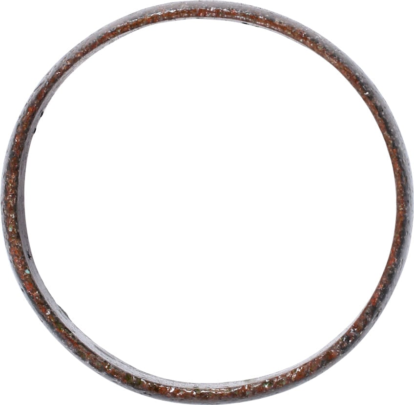 RARE COPPER VIKING RING, C.900-1050 AD, SIZE 13 - 2